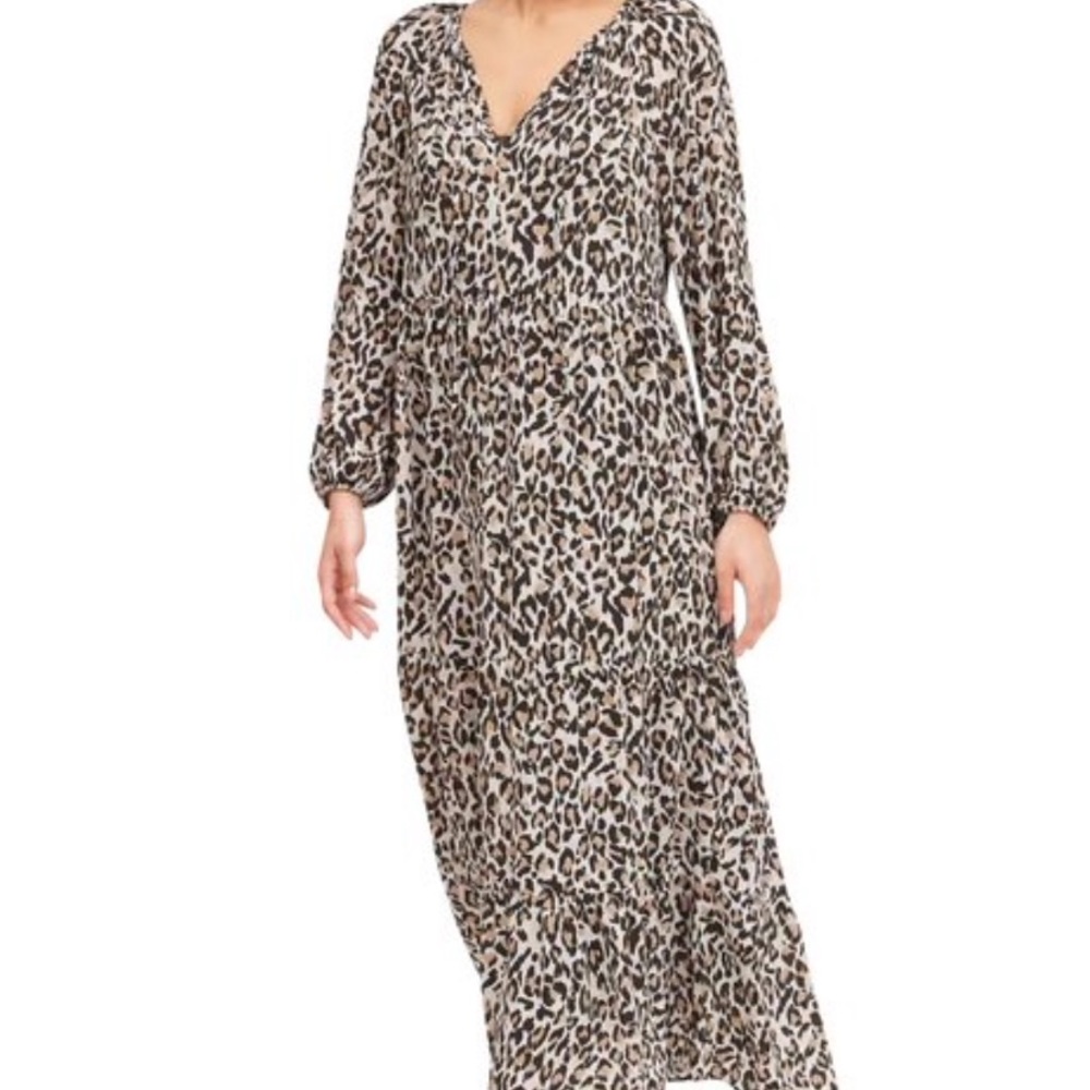 Banana Republic leopard boho Max dress